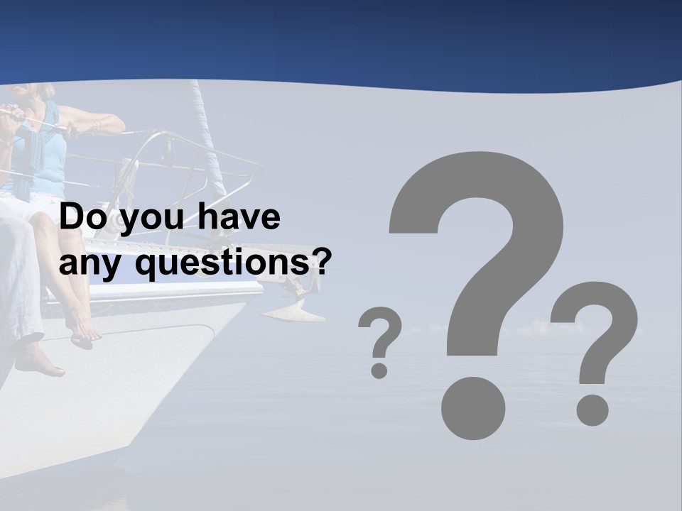 Retirement Romantic Yacht PowerPoint Template