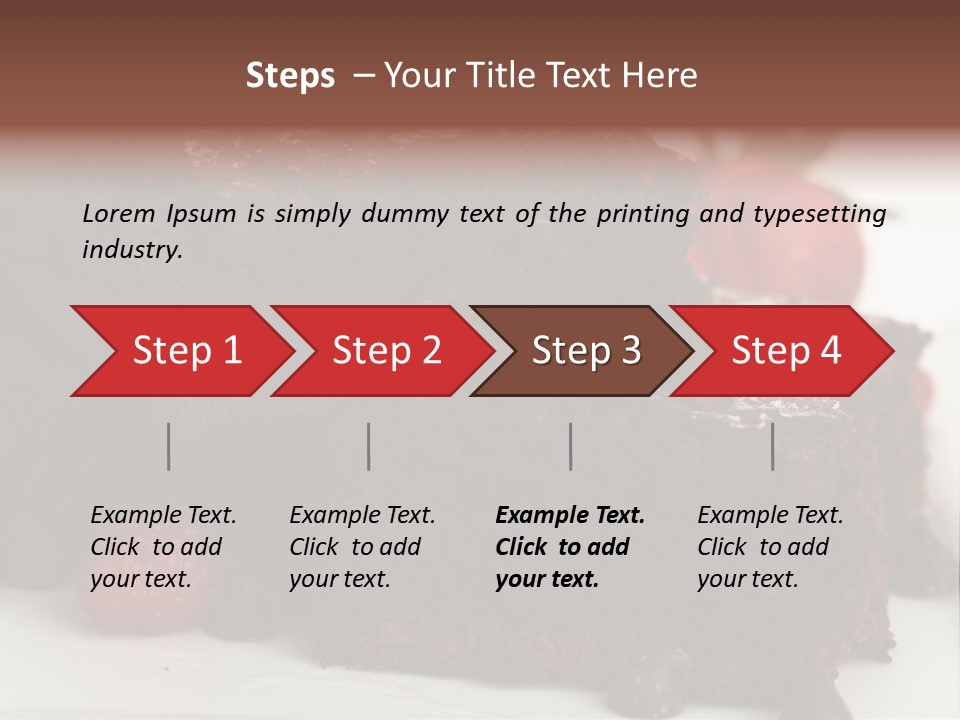 Homemade American Chocolate Chip PowerPoint Template