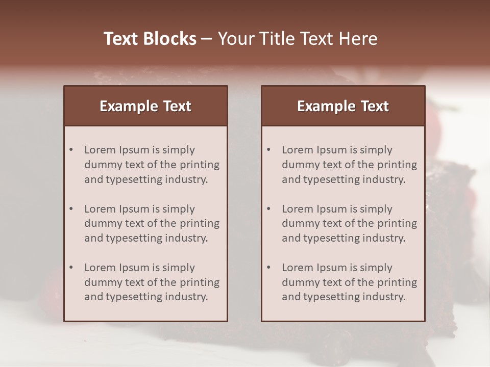 Homemade American Chocolate Chip PowerPoint Template