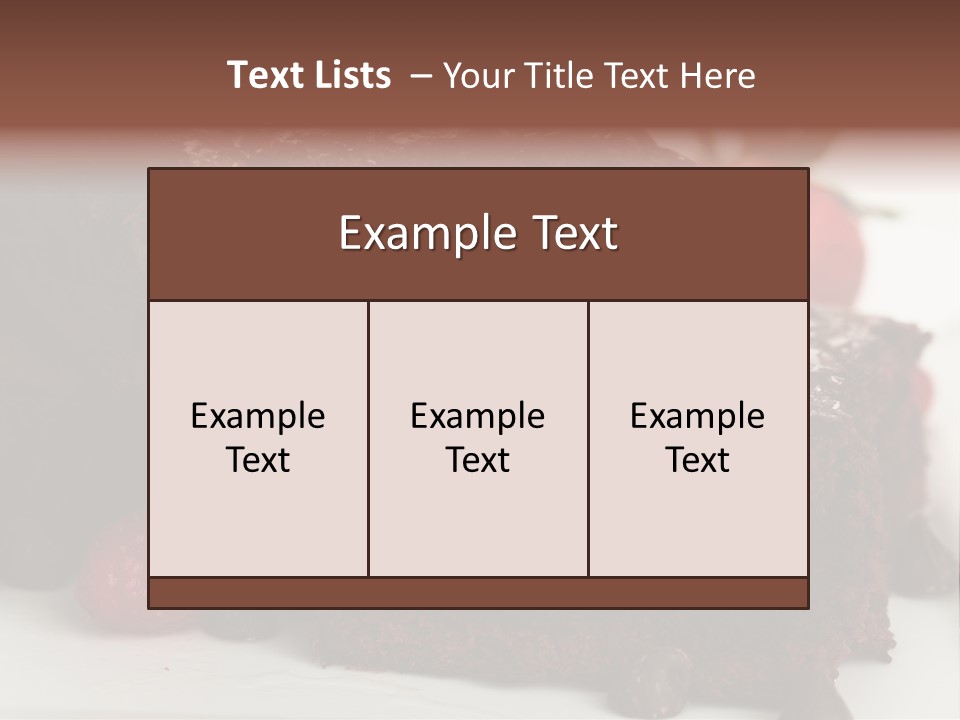 Homemade American Chocolate Chip PowerPoint Template