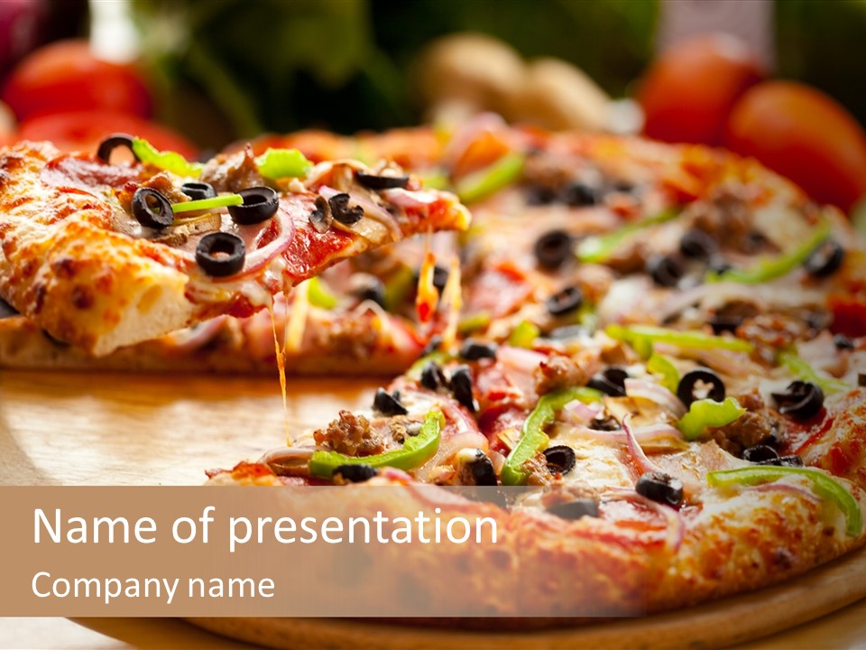 Snack Peppers Homemade PowerPoint Template
