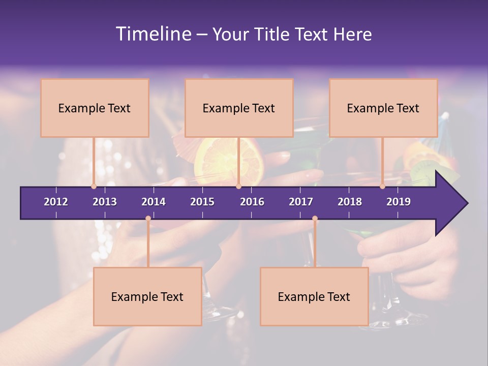 Guy Cocktail Gathering PowerPoint Template