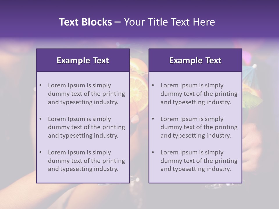 Guy Cocktail Gathering PowerPoint Template