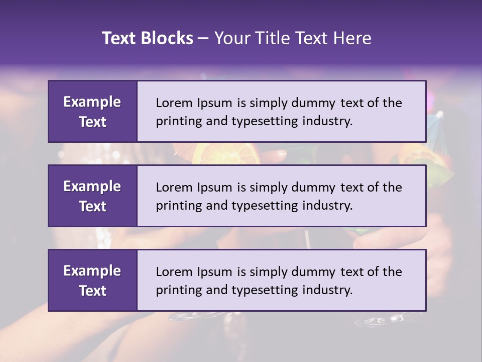 Guy Cocktail Gathering PowerPoint Template