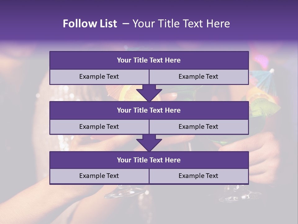 Guy Cocktail Gathering PowerPoint Template
