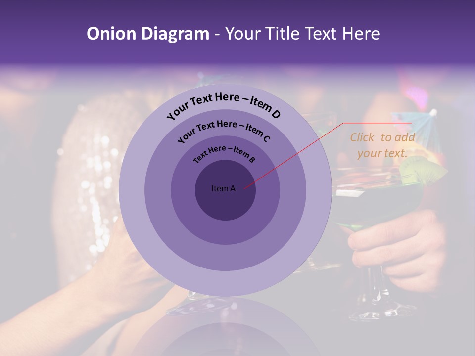 Guy Cocktail Gathering PowerPoint Template