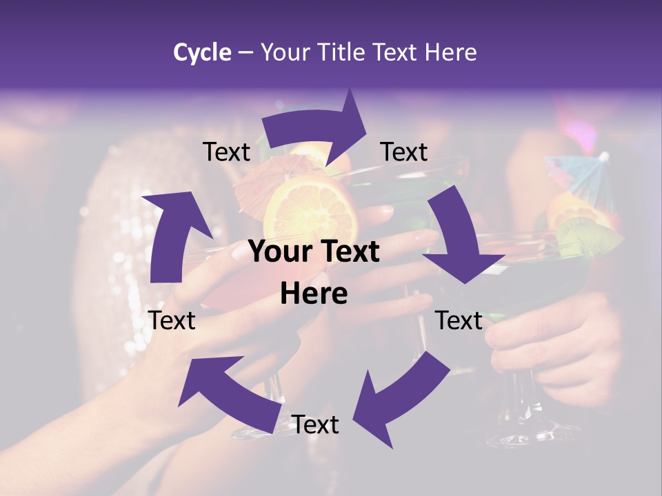 Guy Cocktail Gathering PowerPoint Template