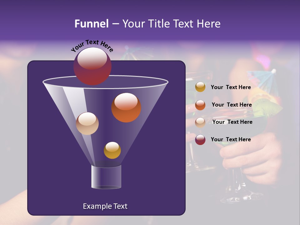 Guy Cocktail Gathering PowerPoint Template