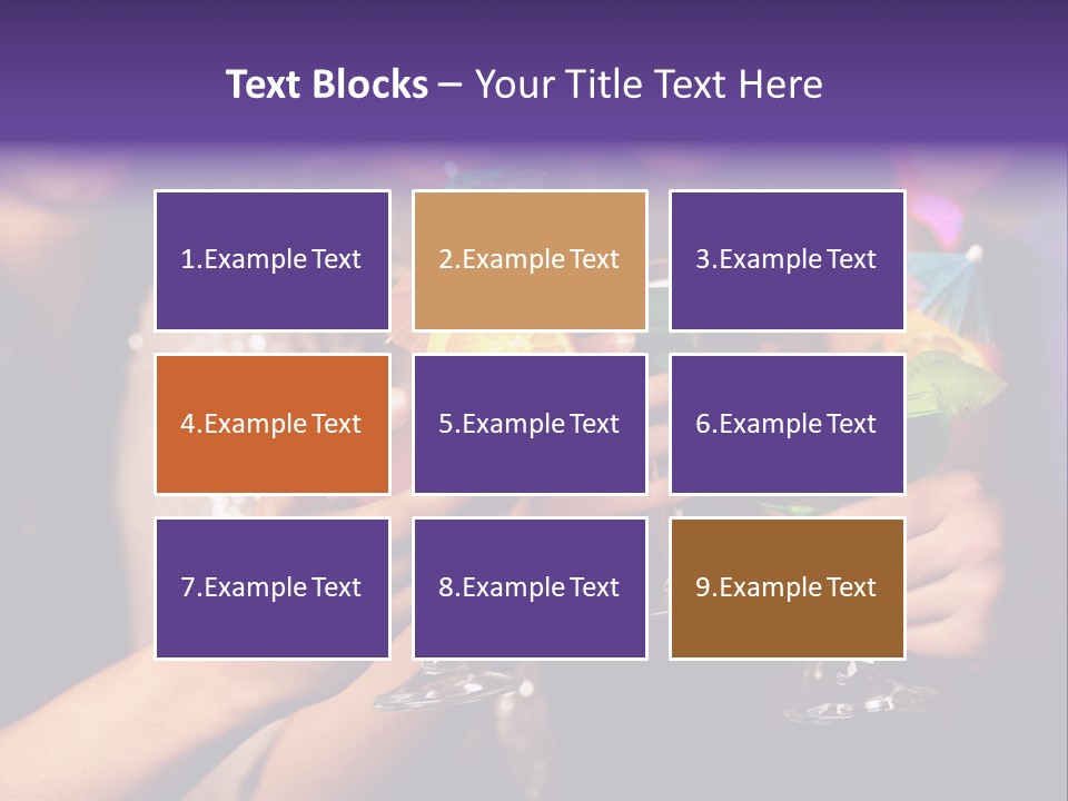 Guy Cocktail Gathering PowerPoint Template