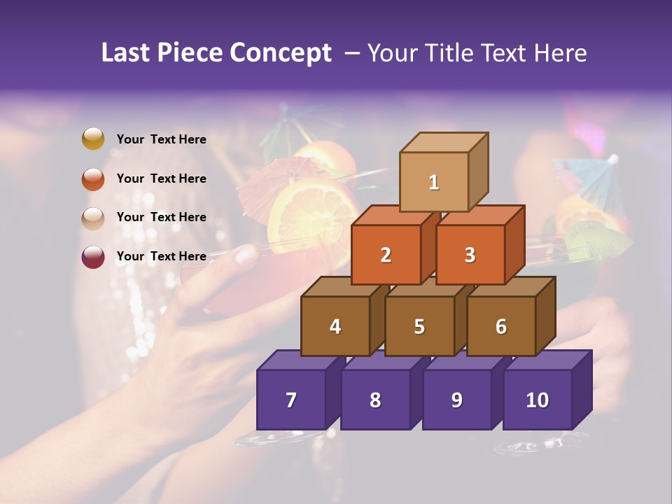 Guy Cocktail Gathering PowerPoint Template