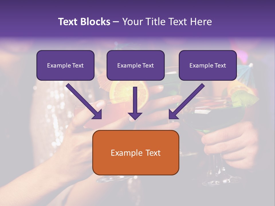 Guy Cocktail Gathering PowerPoint Template