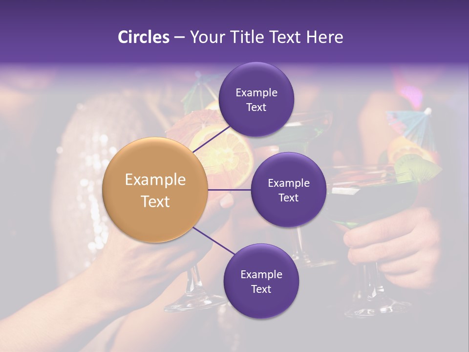 Guy Cocktail Gathering PowerPoint Template