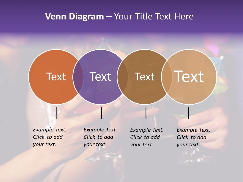 Guy Cocktail Gathering PowerPoint Template