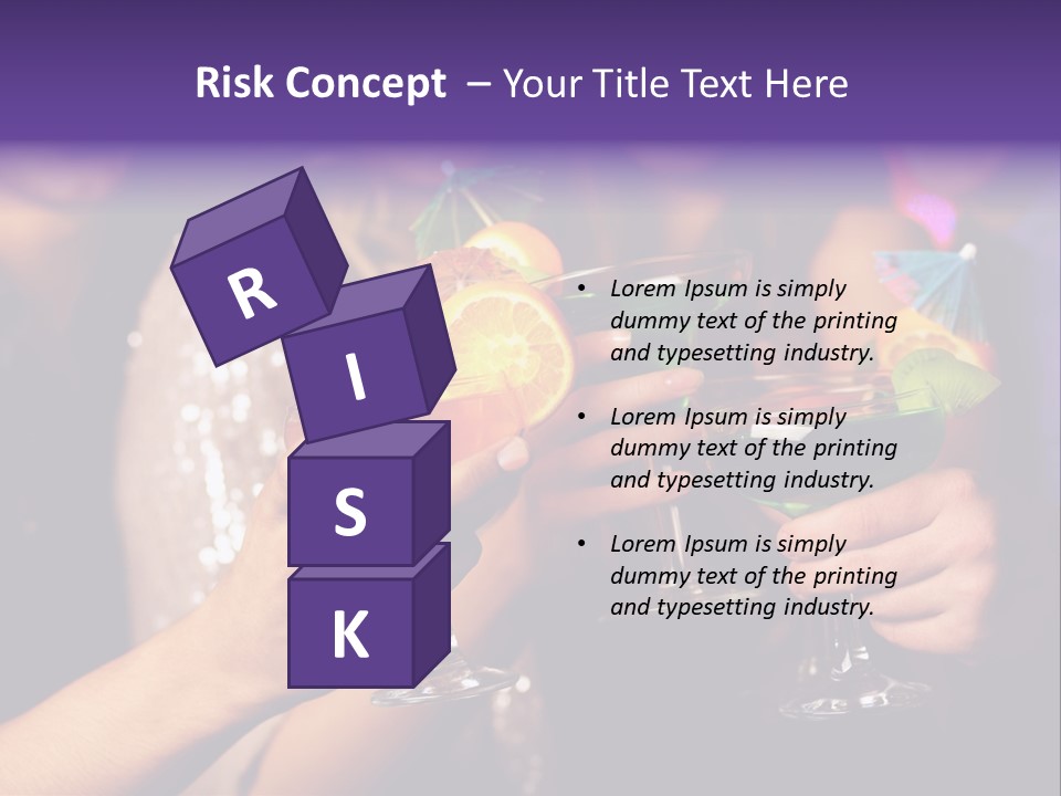 Guy Cocktail Gathering PowerPoint Template