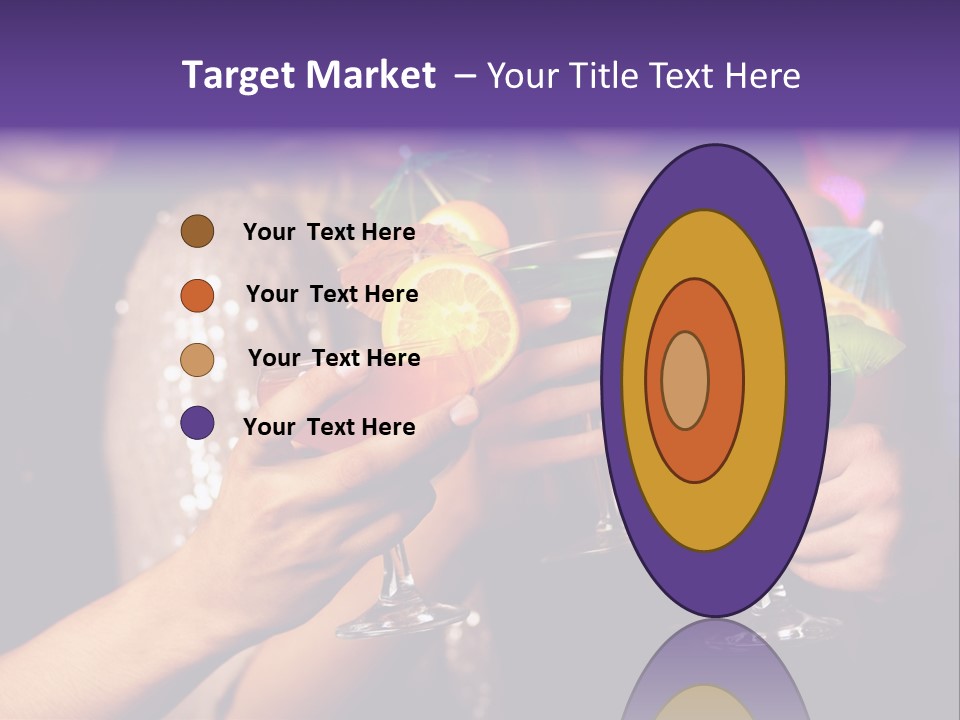 Guy Cocktail Gathering PowerPoint Template