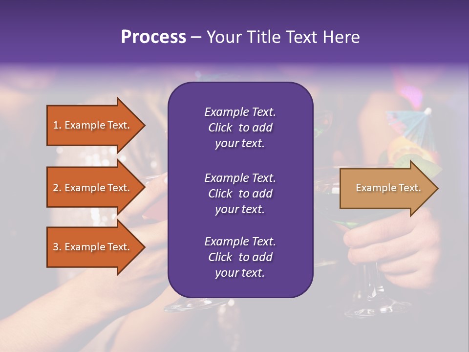 Guy Cocktail Gathering PowerPoint Template
