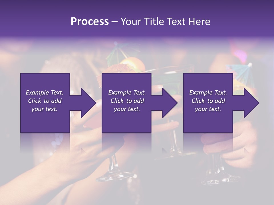 Guy Cocktail Gathering PowerPoint Template