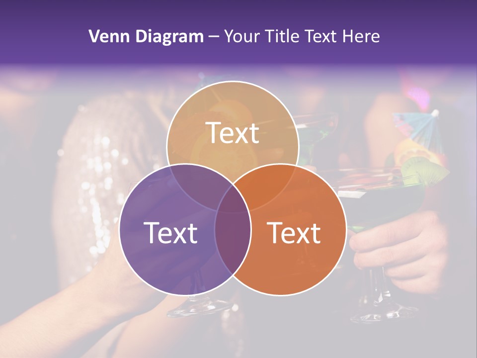 Guy Cocktail Gathering PowerPoint Template