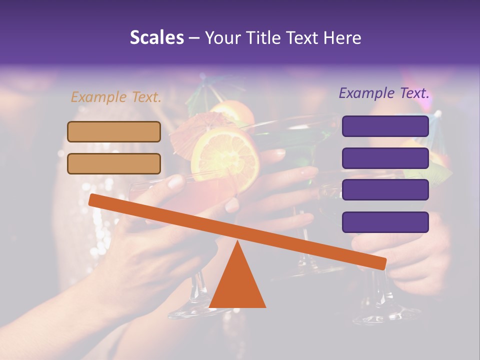 Guy Cocktail Gathering PowerPoint Template