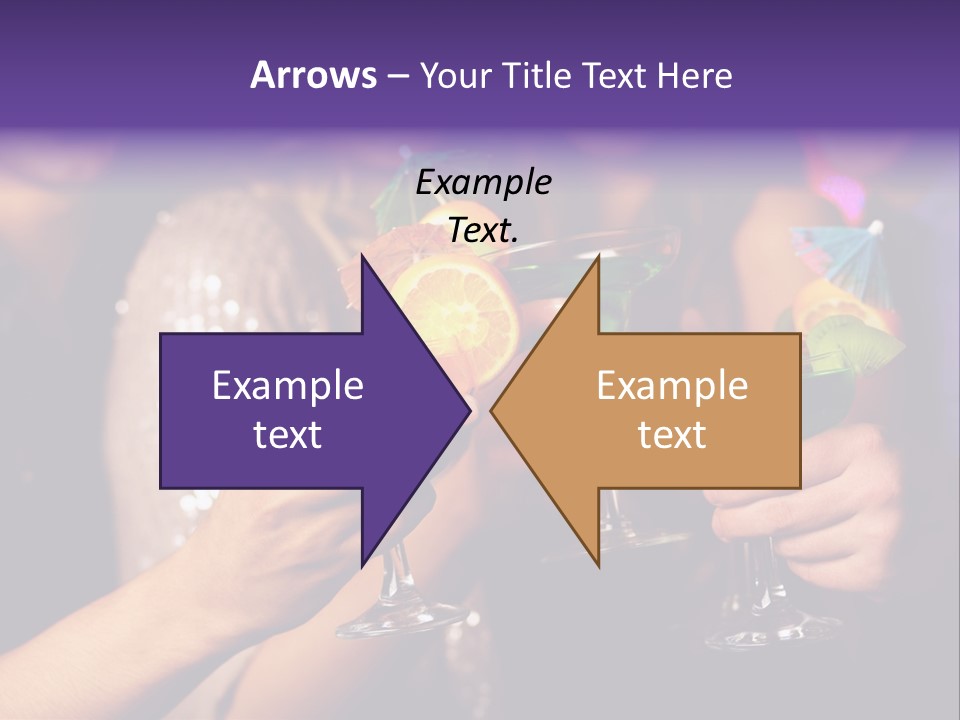 Guy Cocktail Gathering PowerPoint Template
