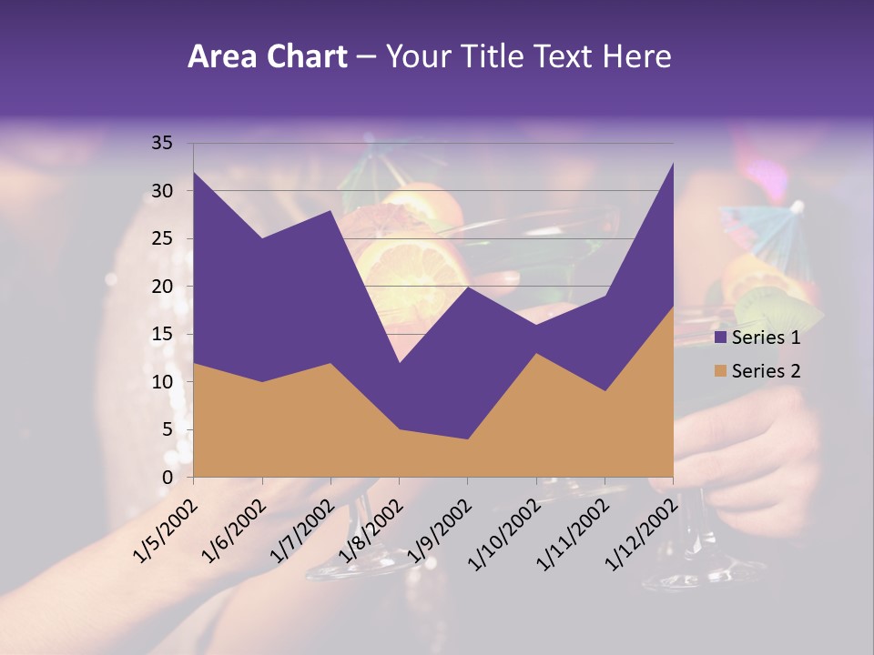 Guy Cocktail Gathering PowerPoint Template