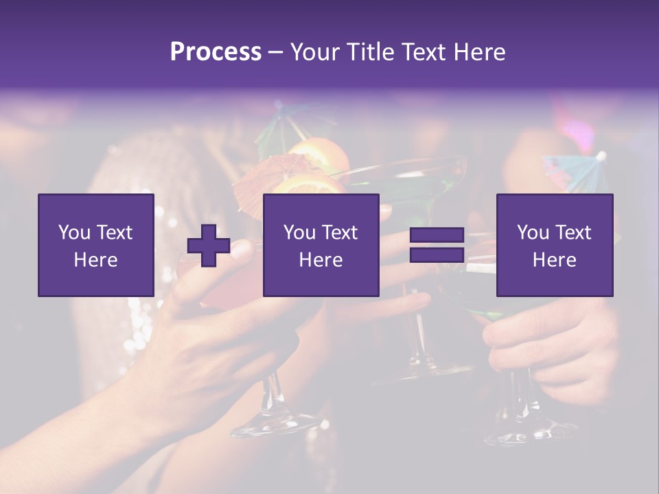 Guy Cocktail Gathering PowerPoint Template