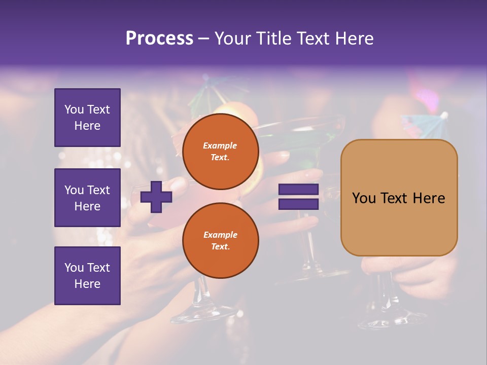 Guy Cocktail Gathering PowerPoint Template