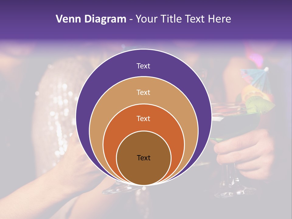Guy Cocktail Gathering PowerPoint Template