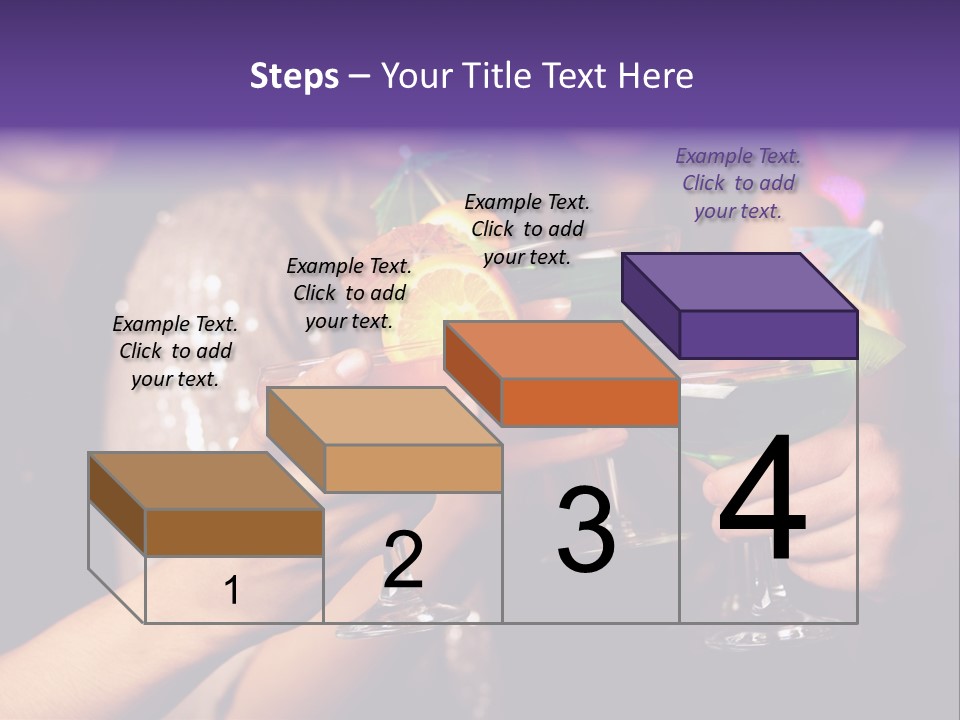 Guy Cocktail Gathering PowerPoint Template