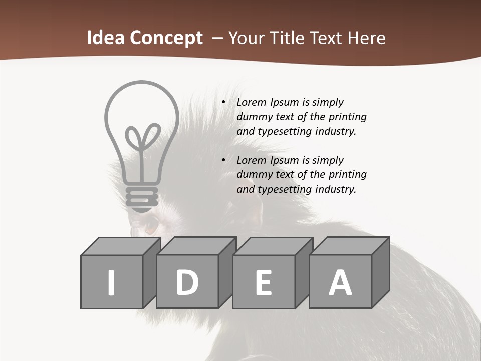 Strong Power Forest PowerPoint Template