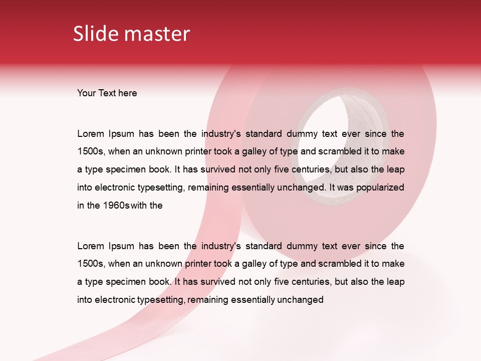 Motion Edge Piece PowerPoint Template