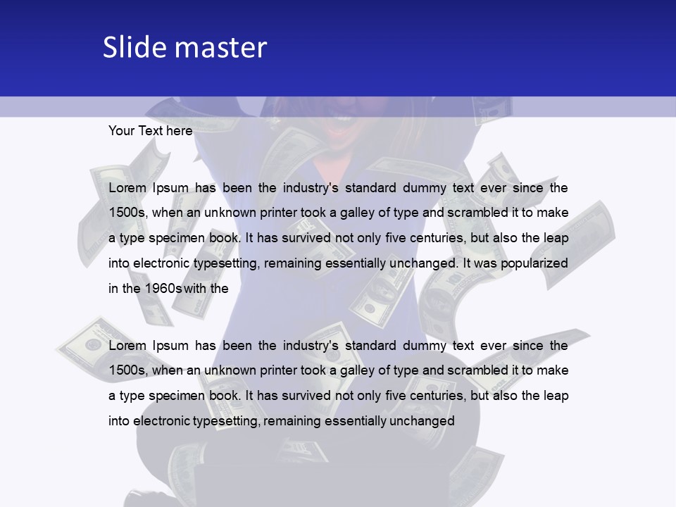 Smiling Celebration Working PowerPoint Template