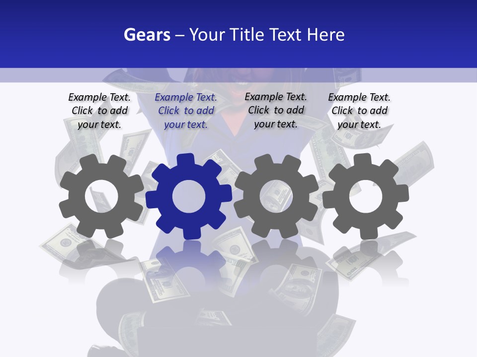 Smiling Celebration Working PowerPoint Template