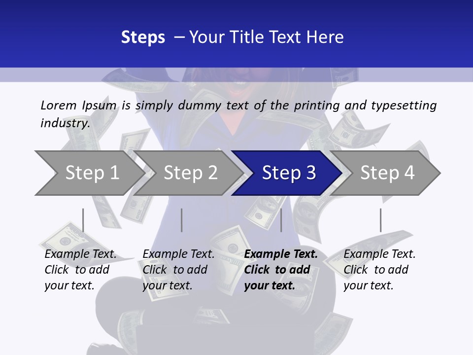 Smiling Celebration Working PowerPoint Template