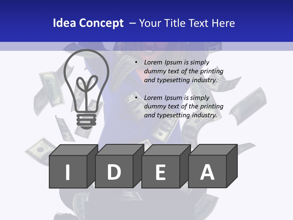 Smiling Celebration Working PowerPoint Template