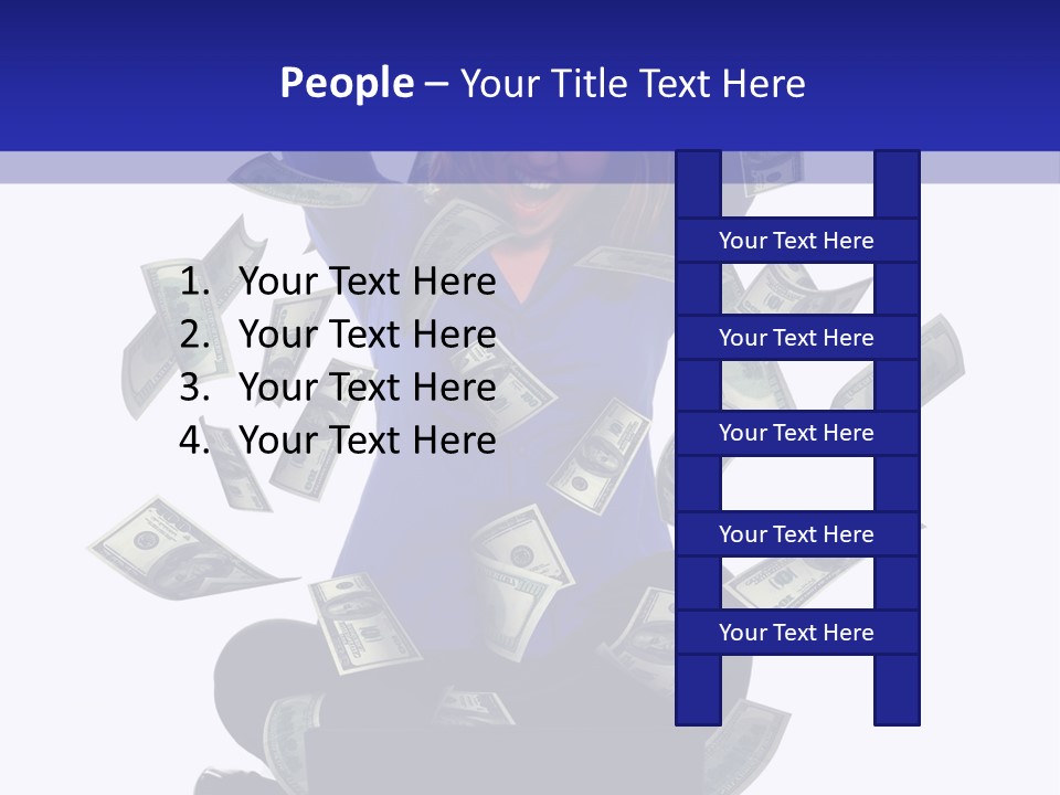 Smiling Celebration Working PowerPoint Template