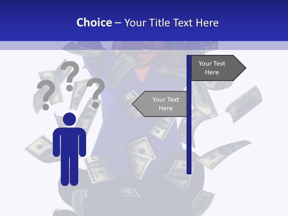 Smiling Celebration Working PowerPoint Template