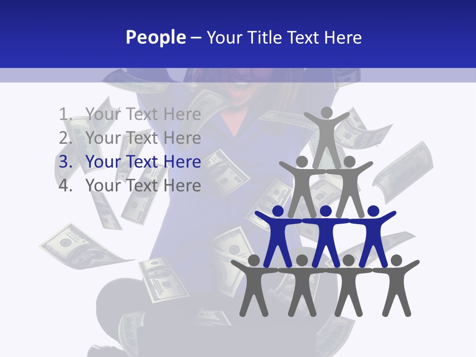 Smiling Celebration Working PowerPoint Template