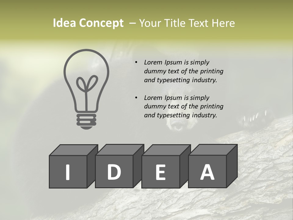 Ursus Playful Meadow PowerPoint Template