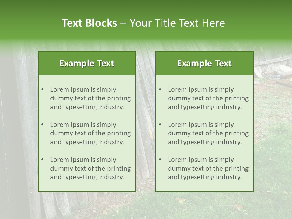 Tall Ranch Leaves PowerPoint Template