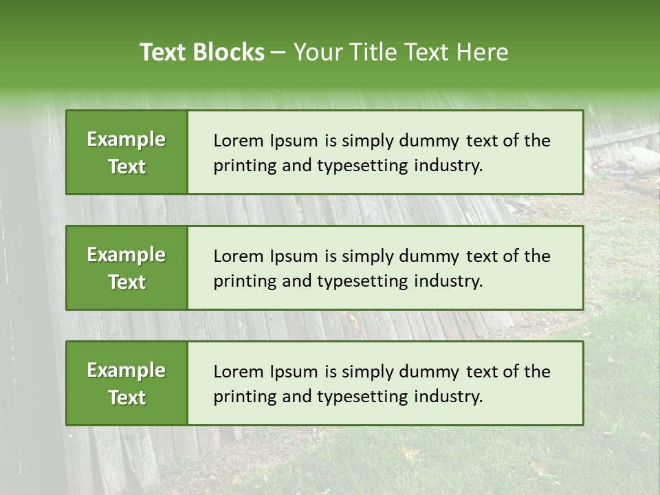 Tall Ranch Leaves PowerPoint Template