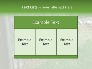 Tall Ranch Leaves PowerPoint Template