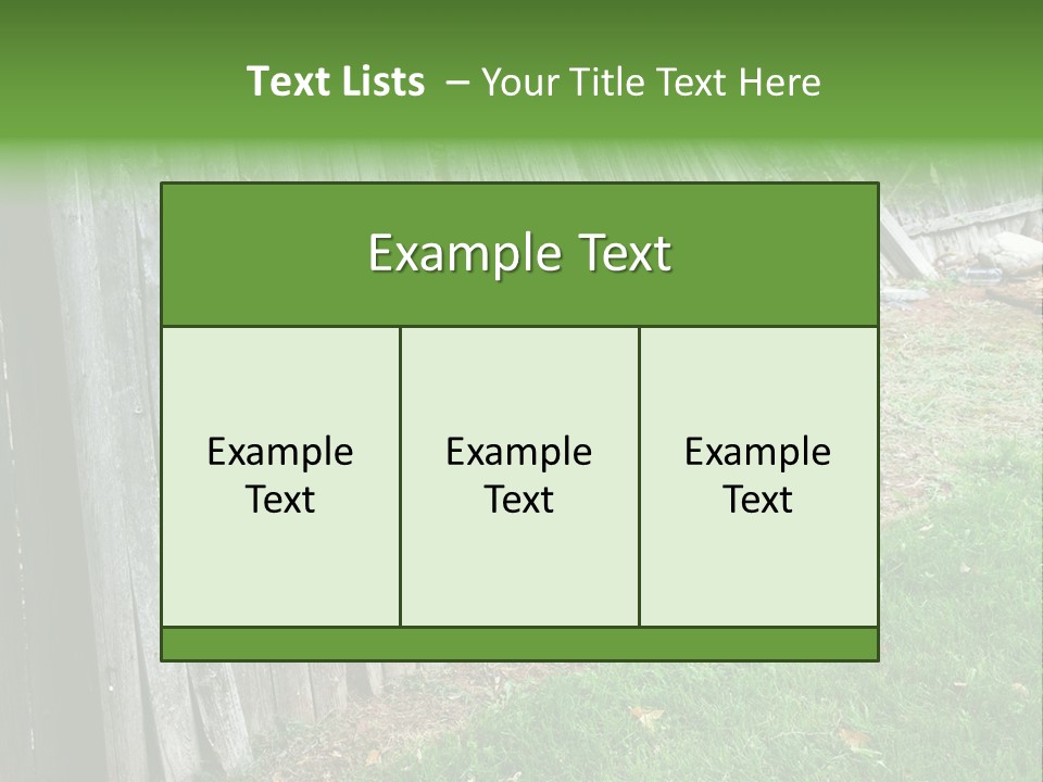 Tall Ranch Leaves PowerPoint Template