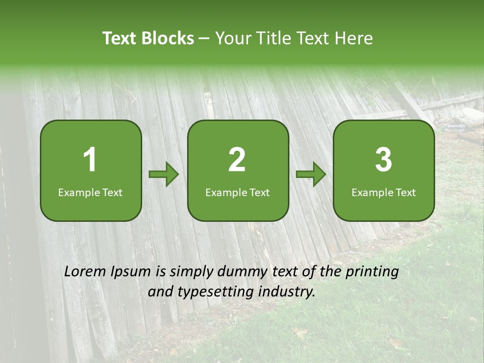 Tall Ranch Leaves PowerPoint Template