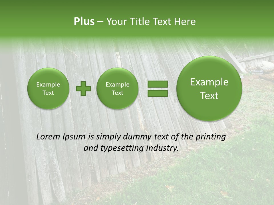 Tall Ranch Leaves PowerPoint Template