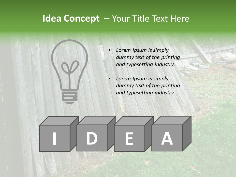 Tall Ranch Leaves PowerPoint Template