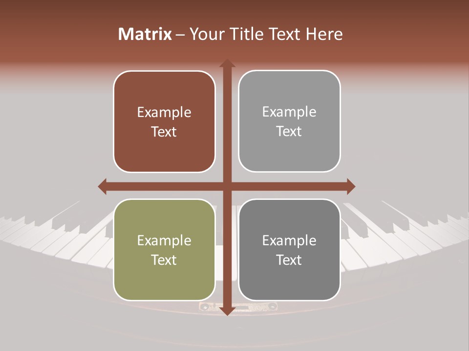 Scale Wood Ivories PowerPoint Template