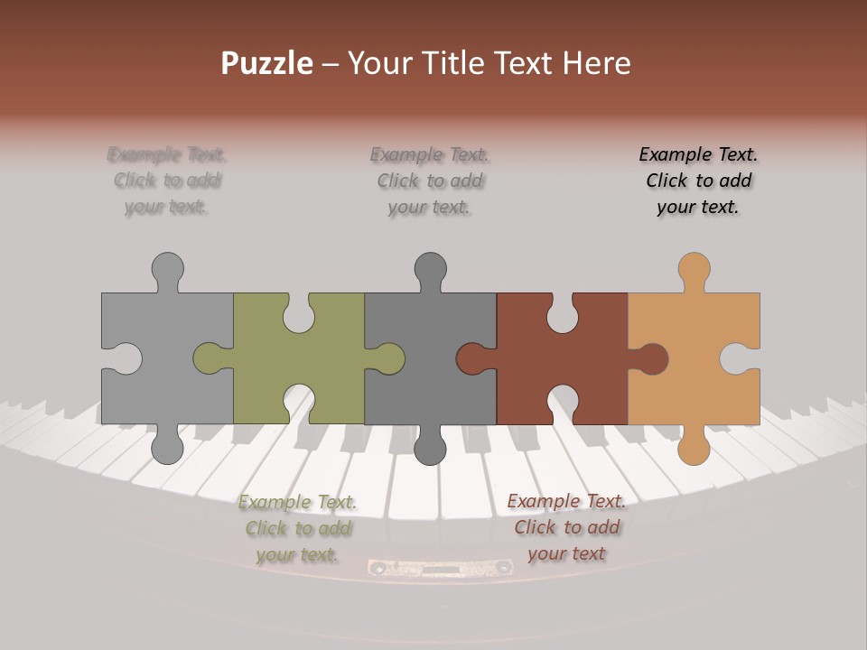 Scale Wood Ivories PowerPoint Template