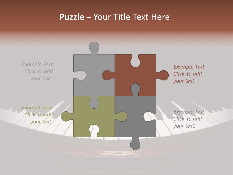 Scale Wood Ivories PowerPoint Template