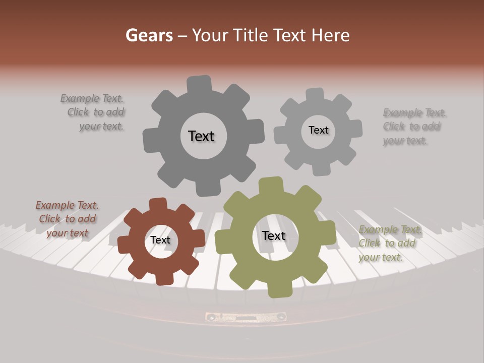 Scale Wood Ivories PowerPoint Template